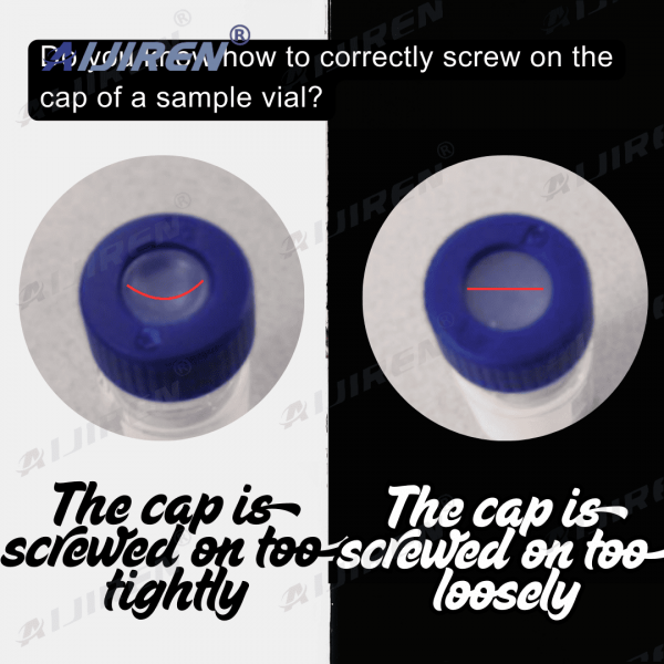 2ml HPLC Vial InsertMust – Read for Chromatographic Analysis! Operating Guide for Correctly Screwing Sample Vial Caps